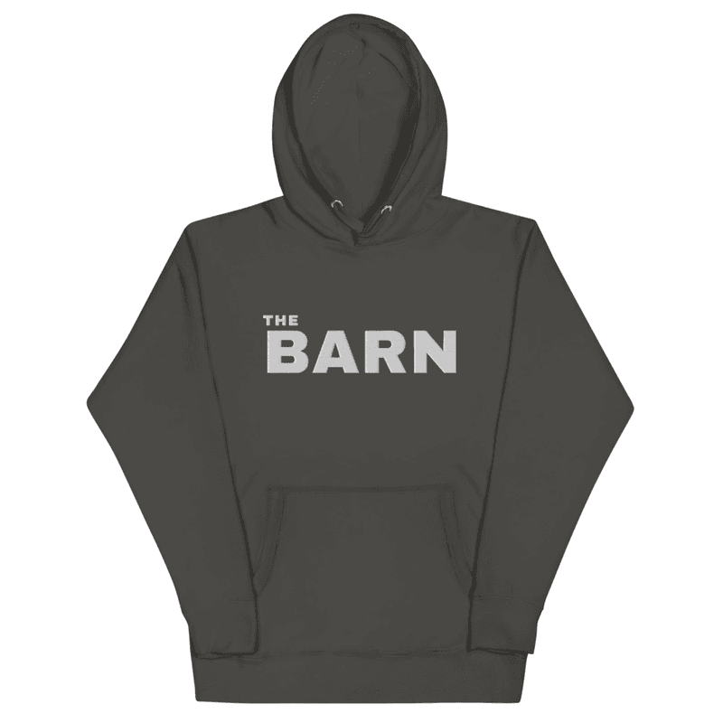 The Barn Hoodie — Vintage Black
