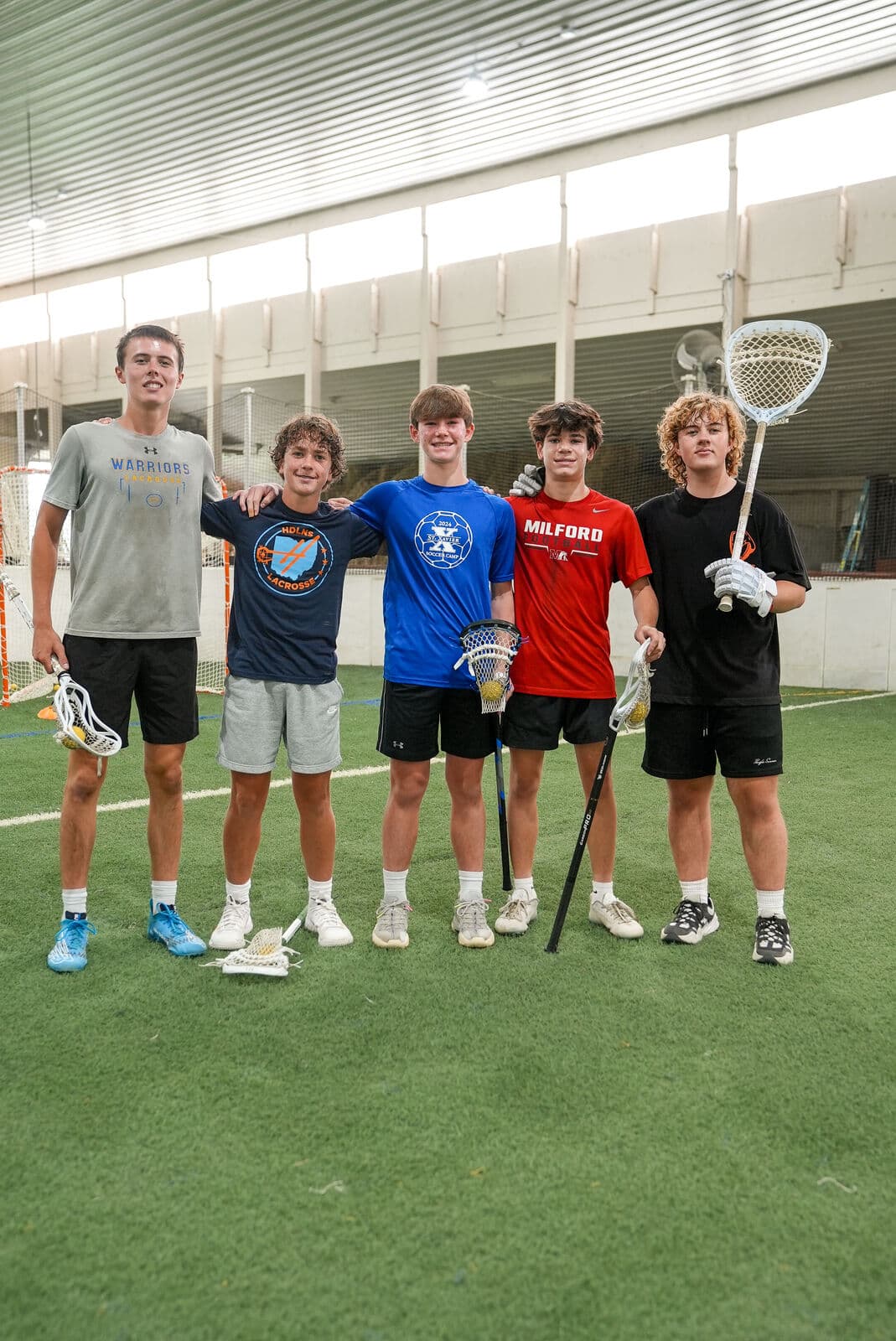 Team photo on the field
