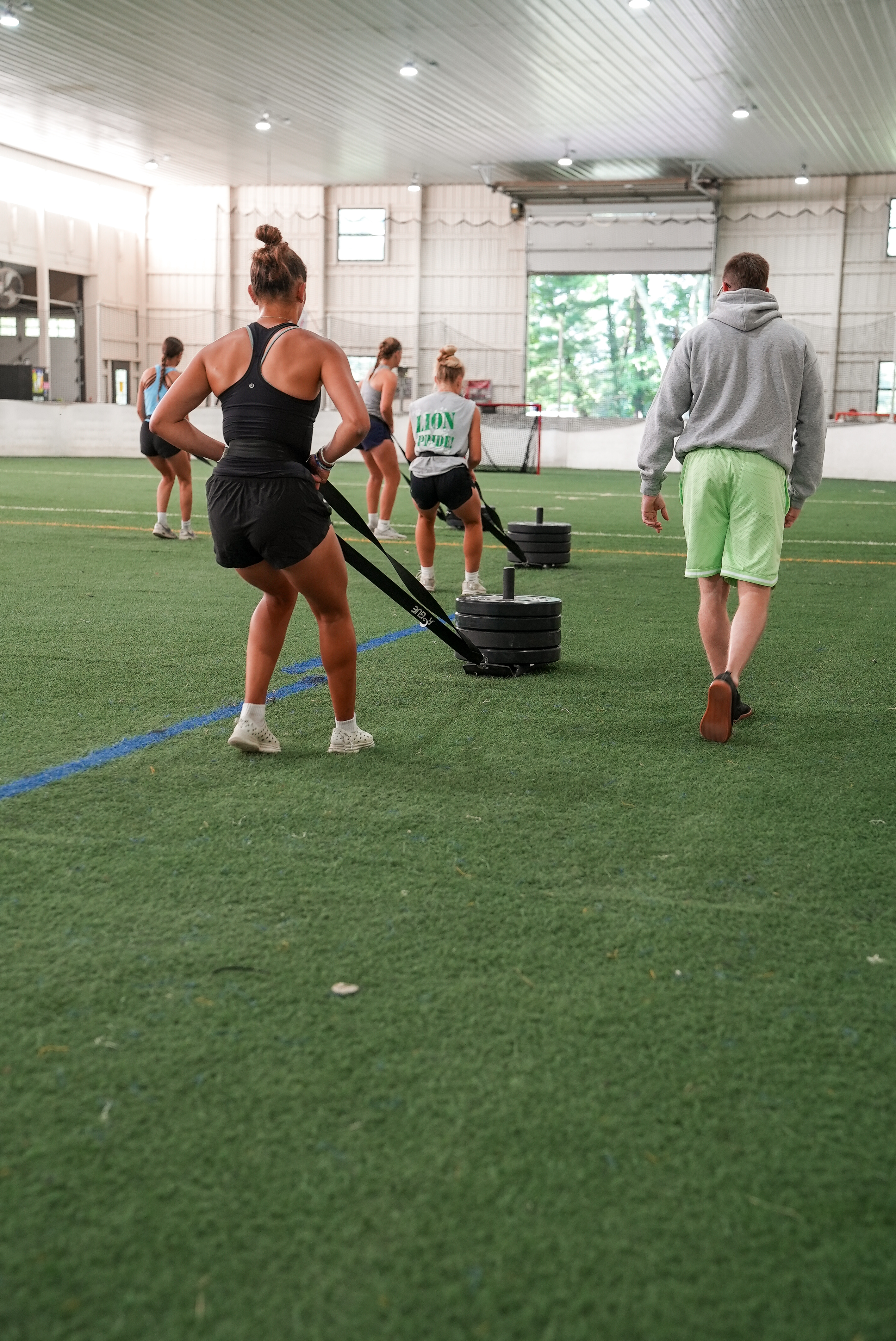 Indoor facility workout